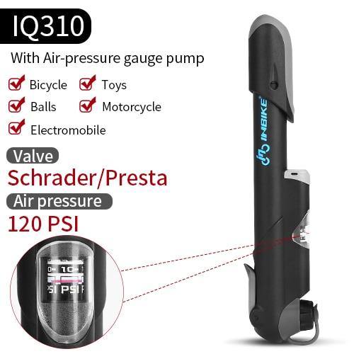 Mini Bomba de Ar Portátil para Bicicleta Inbike - Lemar Magazine