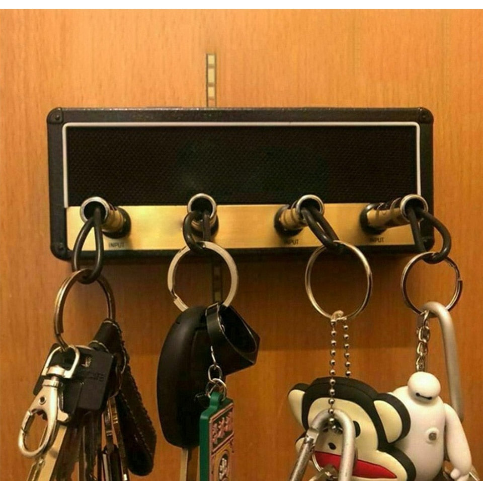 Suporte de Chaveiro Amplificador de Guitarra Vintage Rack 2.0