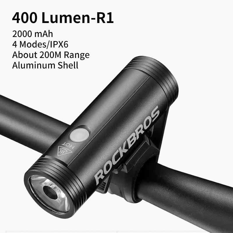 Luz de Led à Prova d'água USB para Bicicleta Rockbros - Lemar Magazine