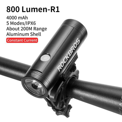 Luz de Led à Prova d'água USB para Bicicleta Rockbros - Lemar Magazine