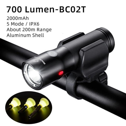 Luz de Led à Prova d'água USB para Bicicleta Rockbros - Lemar Magazine