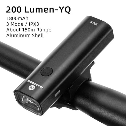 Luz de Led à Prova d'água USB para Bicicleta Rockbros - Lemar Magazine