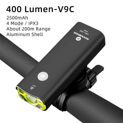 Luz de Led à Prova d'água USB para Bicicleta Rockbros - Lemar Magazine