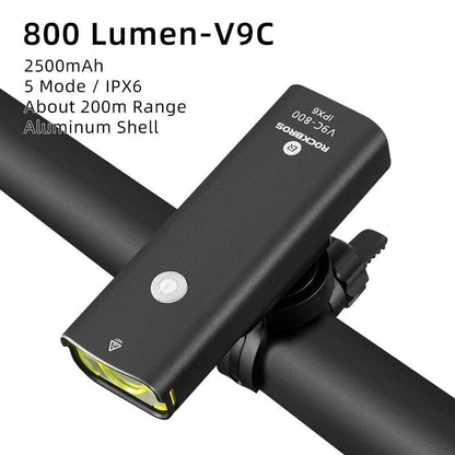 Luz de Led à Prova d'água USB para Bicicleta Rockbros - Lemar Magazine