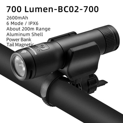Luz de Led à Prova d'água USB para Bicicleta Rockbros - Lemar Magazine