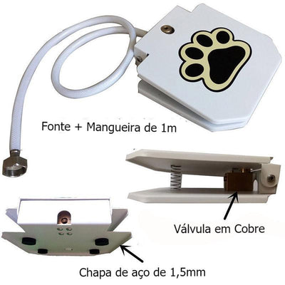 Fonte de Jardim Doggie para Cachorros