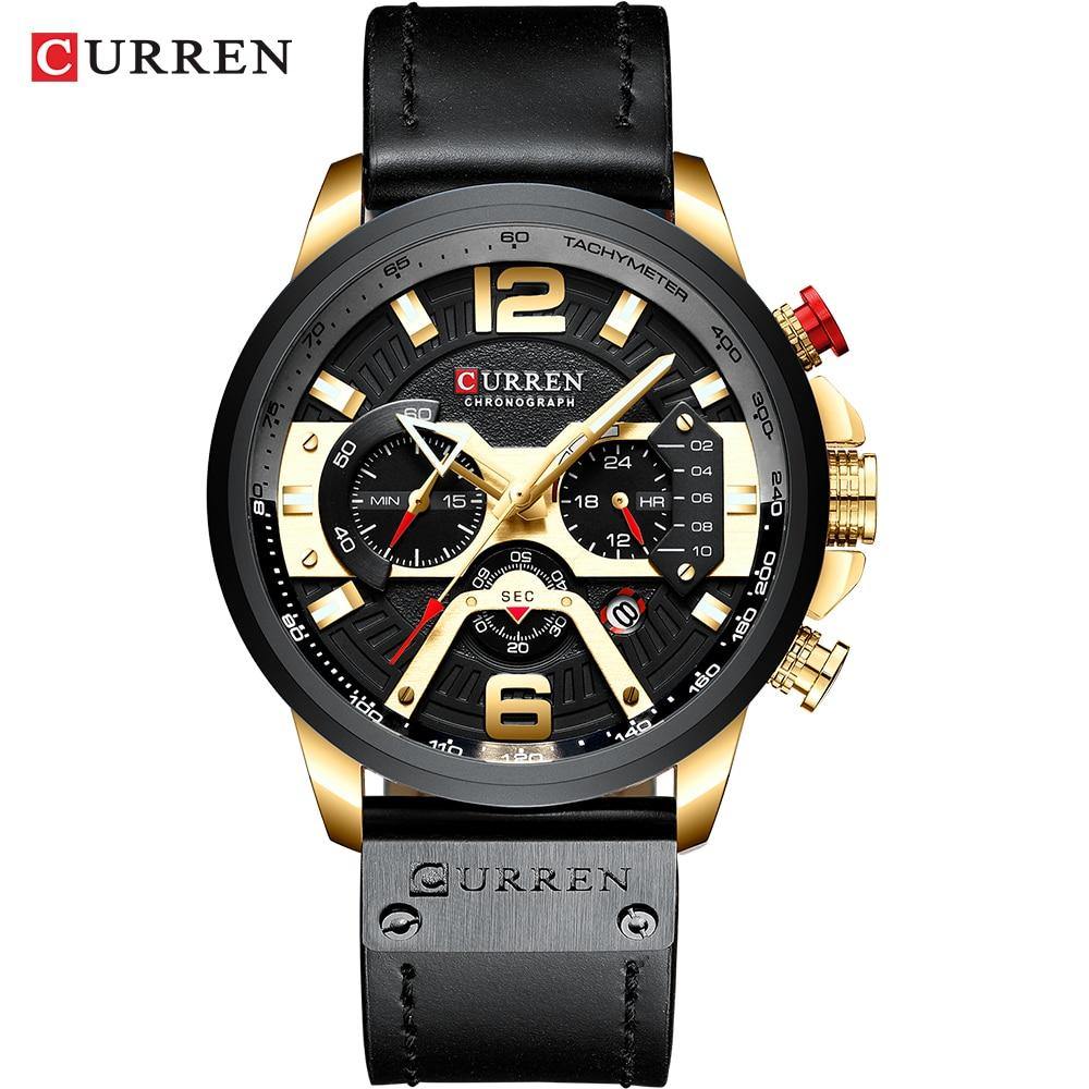 Relógio Curren Chronograph Fashion Style Sport Modelo 8329 - Lemar Magazine