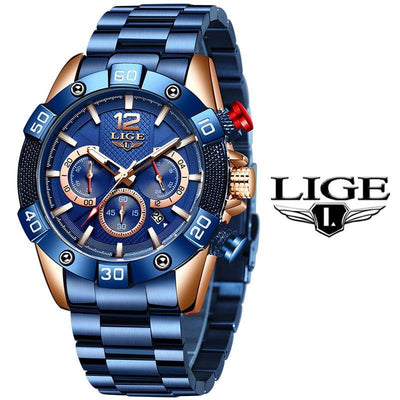 Relógio Lige Fashion Sports Chronograph 2020 - Lemar Magazine