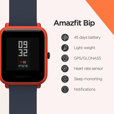 Relógio Smartwatch Amazfit com GPS Bip - Lemar Magazine