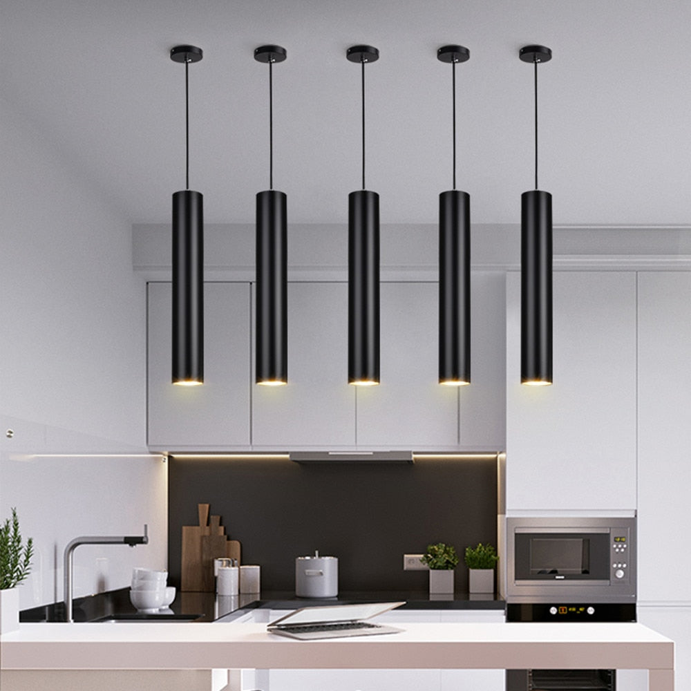 Luminária Pendente de Led Cilíndrica