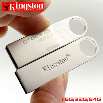 Pen Drive de Metal Kingston (4 Modelos)