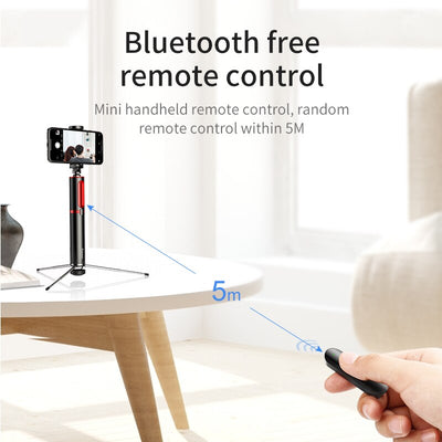 Tripé e Pau de Selfie Bluetooth c/Controle Baseus