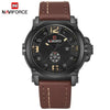 Relógio Naviforce Military Sport Couro Modelo NF9099BWB - Lemar Magazine