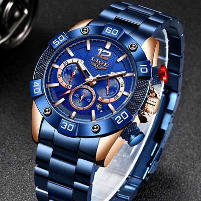 Relógio Lige Fashion Sports Chronograph 2020 - Lemar Magazine