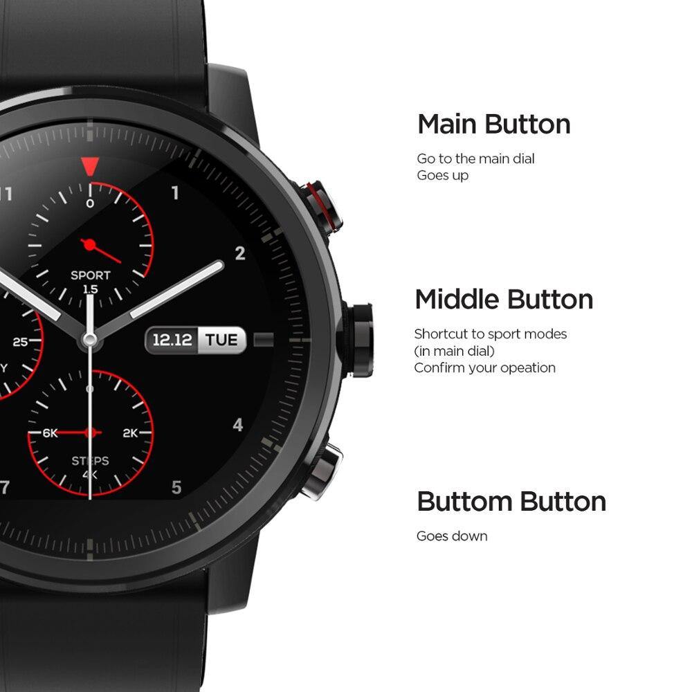 Relógio Smartwatch Amazfit com GPS Stratos 3 - Lemar Magazine