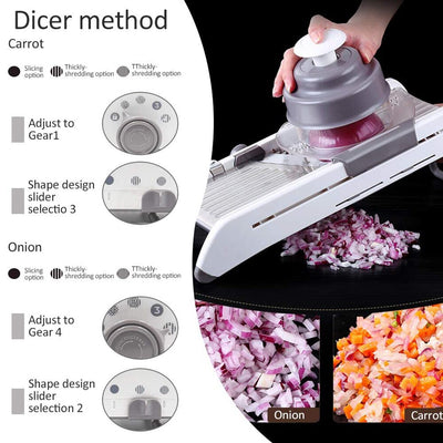 Ralador Profissional Manual Multifuncional Smart Slicer