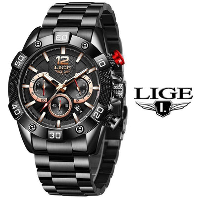 Relógio Lige Fashion Sports Chronograph 2020 - Lemar Magazine