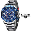 Relógio Lige Fashion Sports Chronograph 2020 - Lemar Magazine