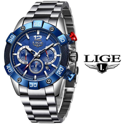 Relógio Lige Fashion Sports Chronograph 2020 - Lemar Magazine