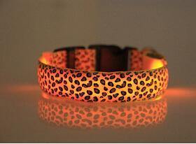 Coleira Leopardo LED - Lemar Magazine